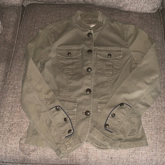 Gently Loved Military Style Coat by Banana Republic - Picture 1 of 12